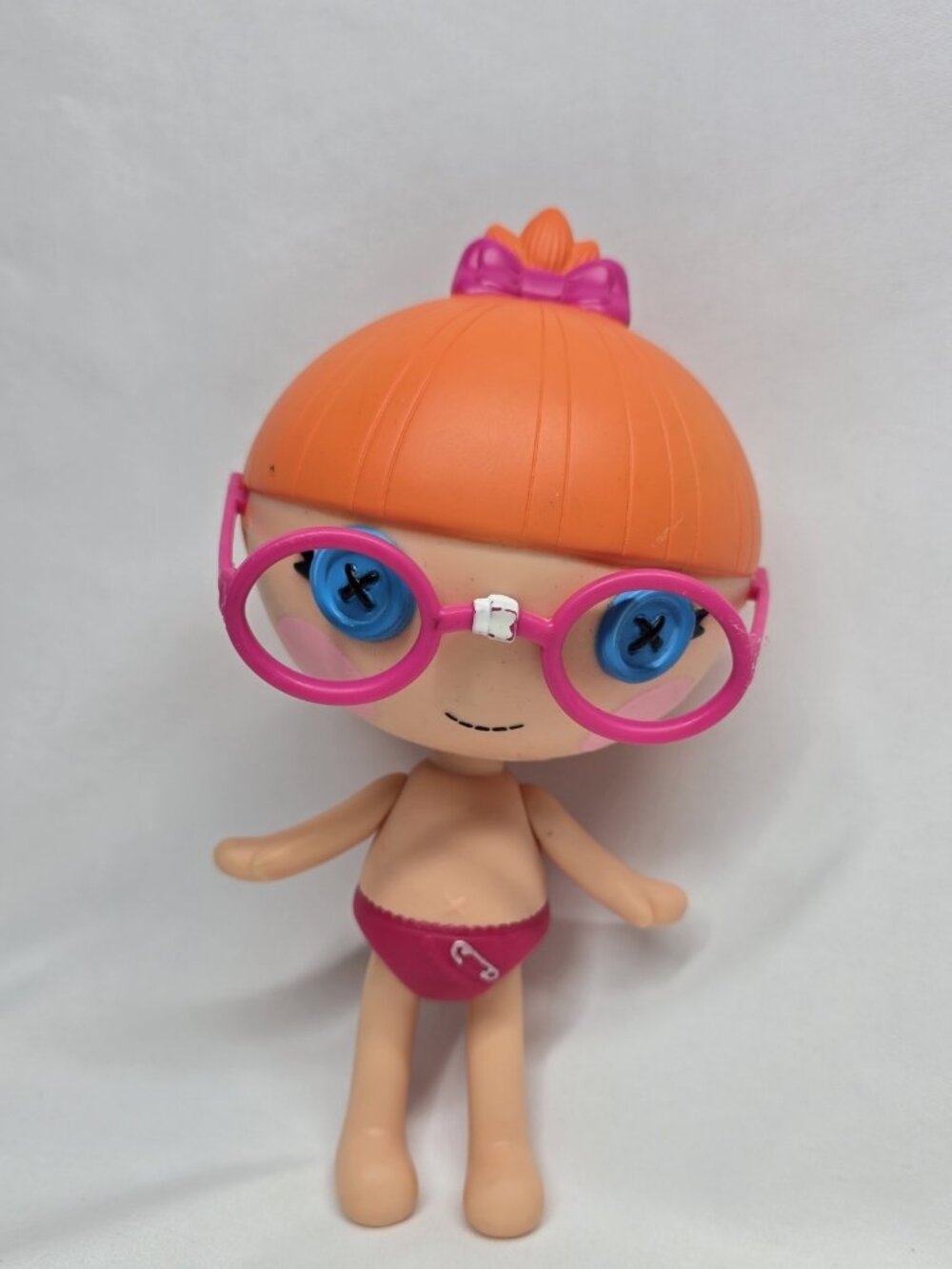 Lalaloopsy 2011 Littles Specs Reads-a-Lot Doll 7 Inch MGA- READ INFO- NUDE DOLL